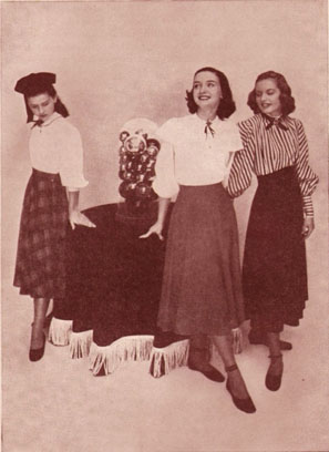 Женская мода 1940-х Женская мода 1940-х
