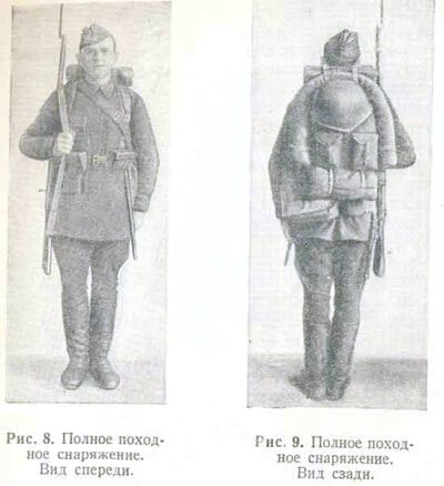 Надевание, снимание и ношение походного снаряжения