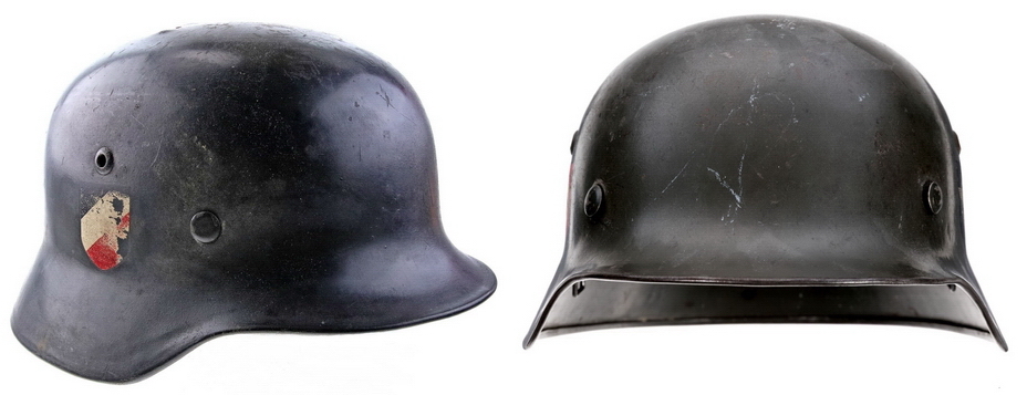 Немецкий стальной шлем образца 1935 года - Чья каска была лучше?