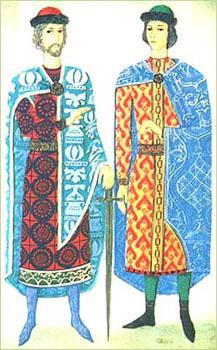 Изображение русских князей в парадных туниках Изображение русских князей в парадных туниках
