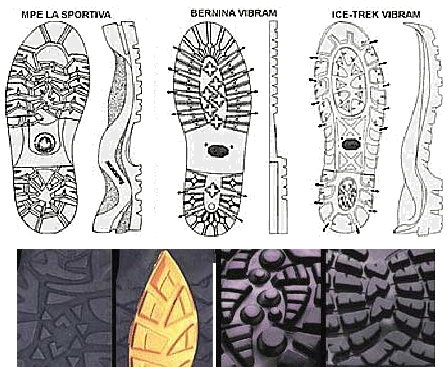 Структура подошвы Vibram